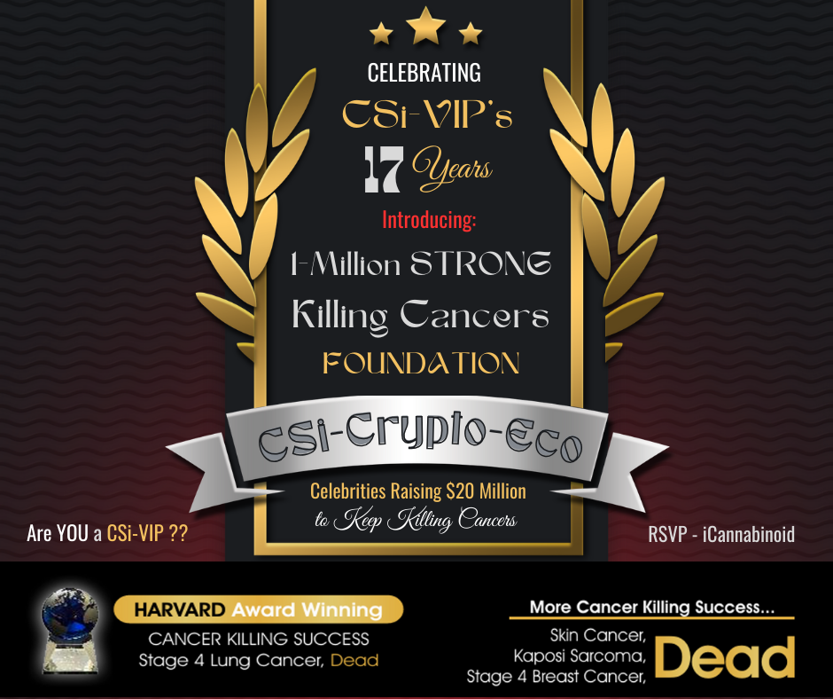 Congratulations Guys!CSi-Crypto Pre-Launch Report*** Get Ready, the Time is Now ...1-Million Strong Killing Cancers!
