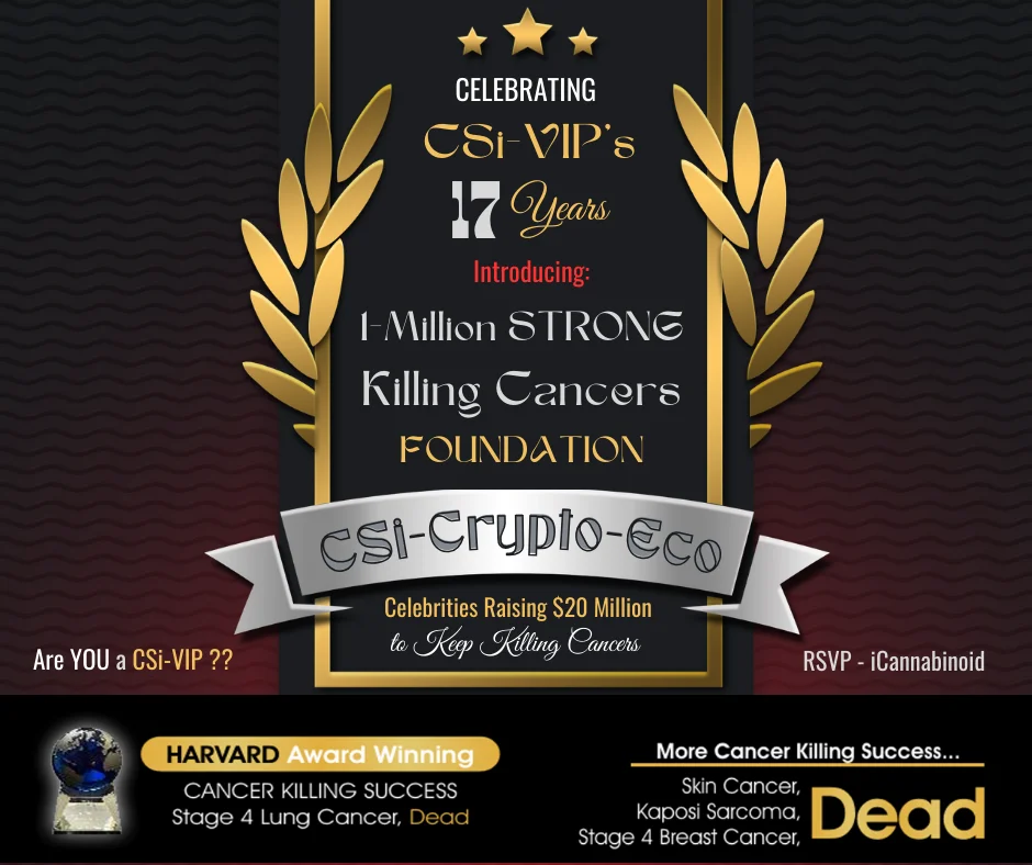 Congratulations Guys!CSi-Crypto Pre-Launch Report*** Get Ready, the Time is Now ...1-Million Strong Killing Cancers!
